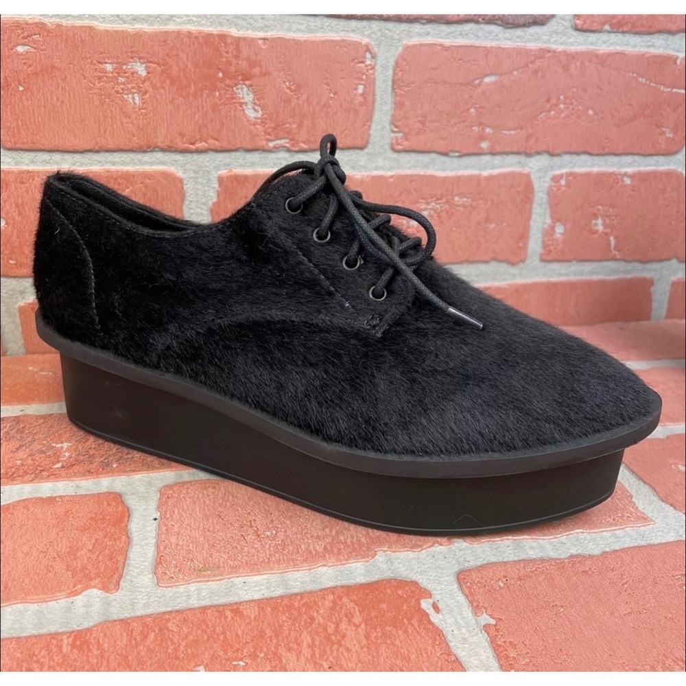 Cheap Monday Black Hair Loafer Saddle Shoes – Size 7
